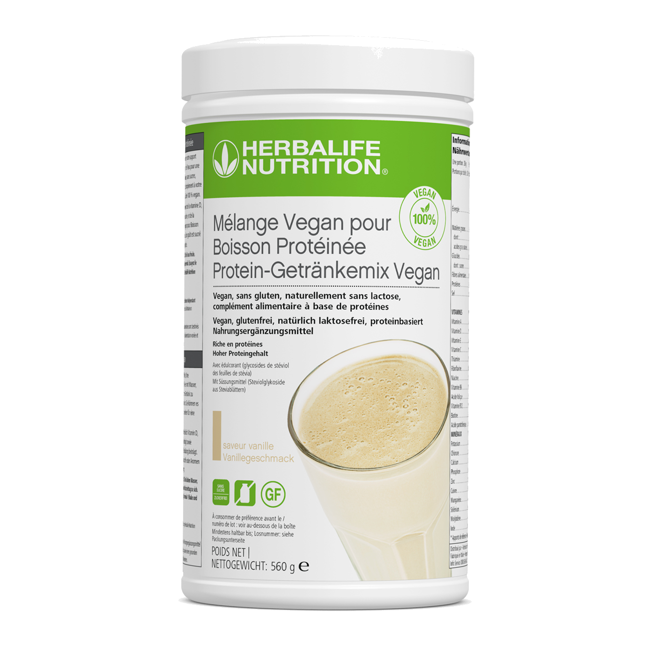 Vegan Protein Drink Mix Vanilla 560 g