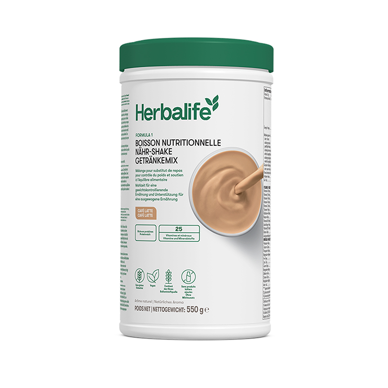 Formula 1 - Boisson nutritionnelle Café latte 550g
