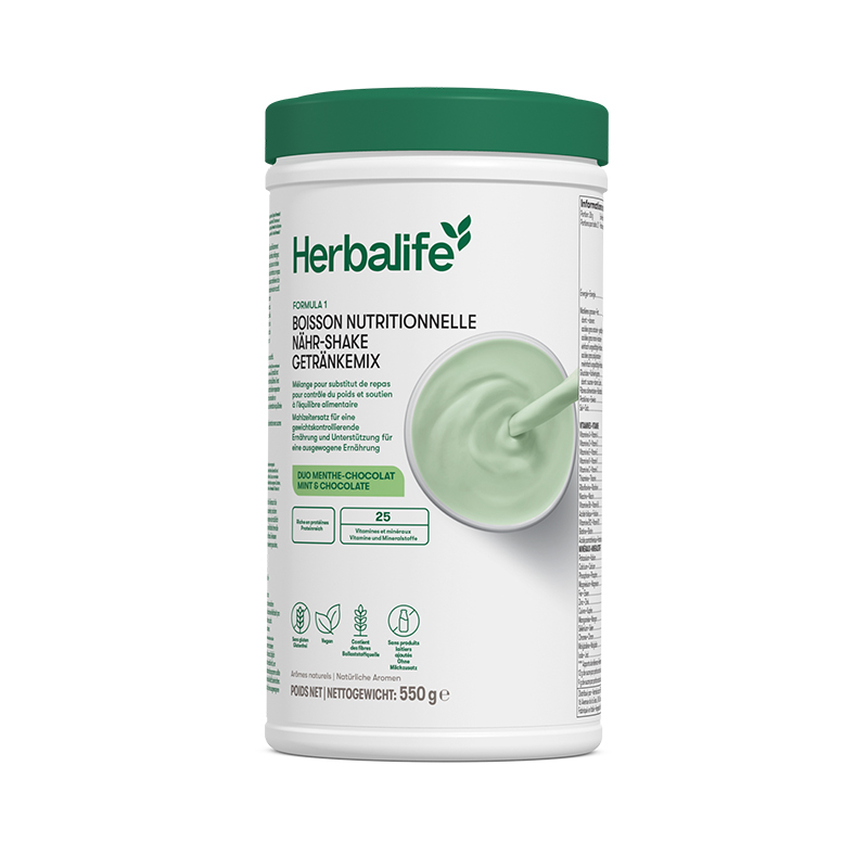 Formula 1 - Boisson nutritionnelle Duo menthe-chocolat 550g