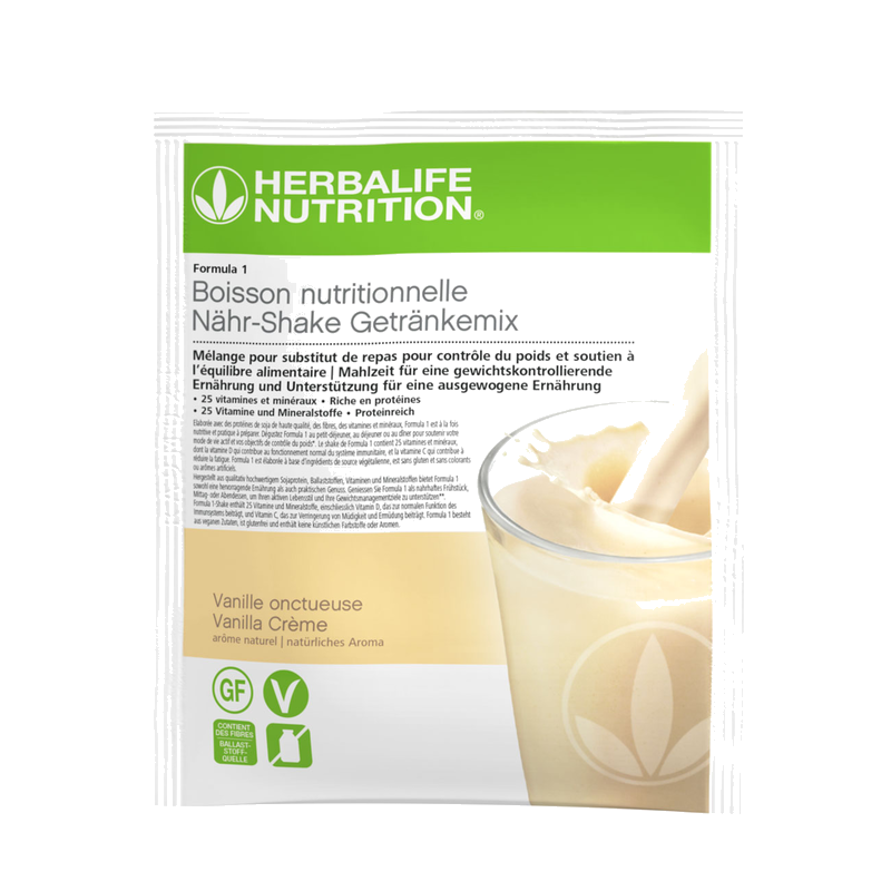 Formula 1 Nutritional Shake Mix Sachets Vanilla Cream Pack of 7 sachets
