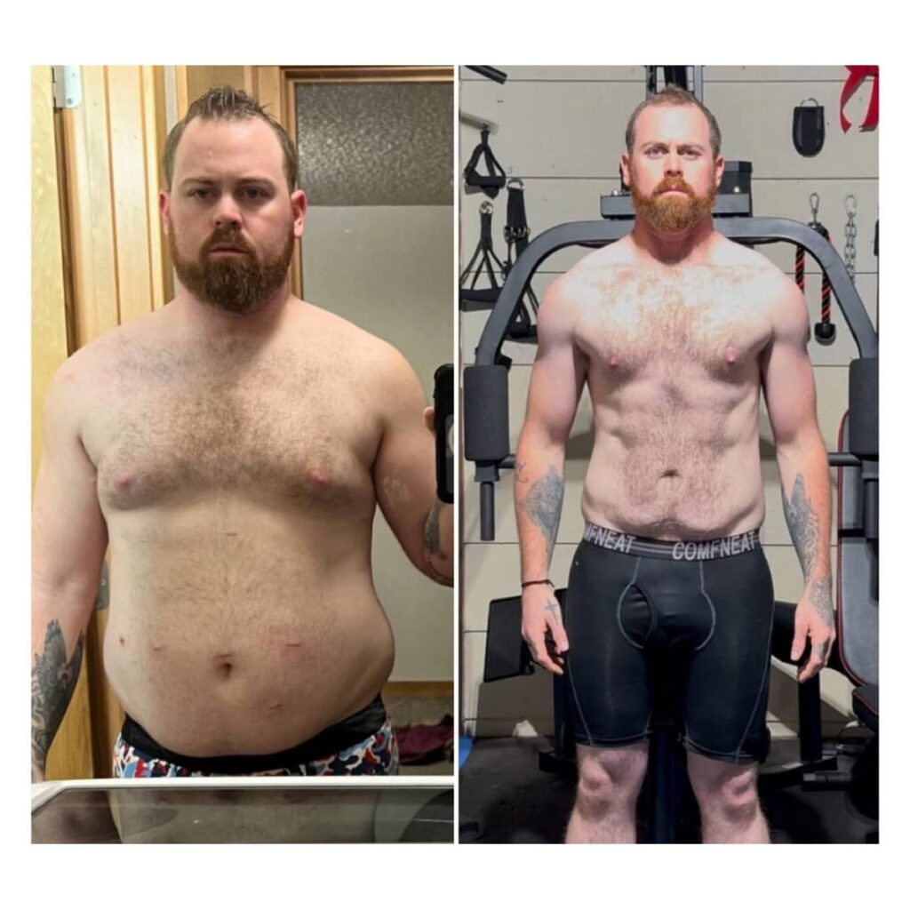 Herbalife customer result — before and after