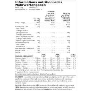 Protein Bake Mix 480 g — nutrition information