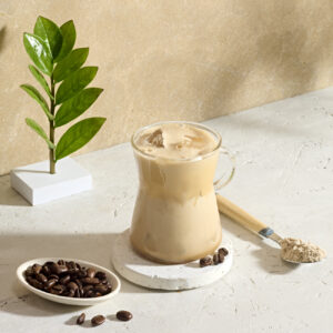 High Protein Iced Coffee Latte Macchiato 308 g — prepared product
