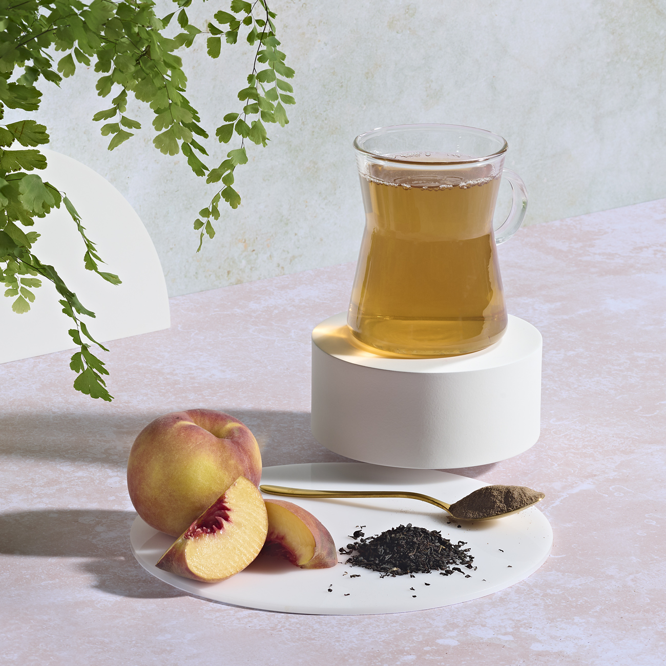 Instant Herbal Beverage Peach 50 g — prepared product
