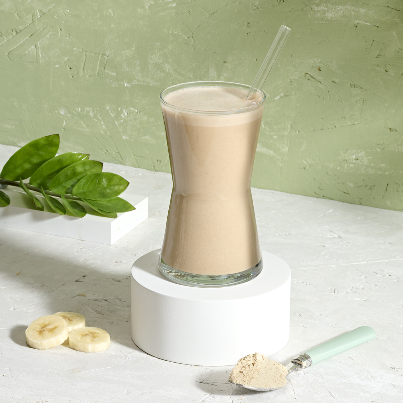 Tri Blend Select – Protein Shake Mix Banana 600 g — prepared product